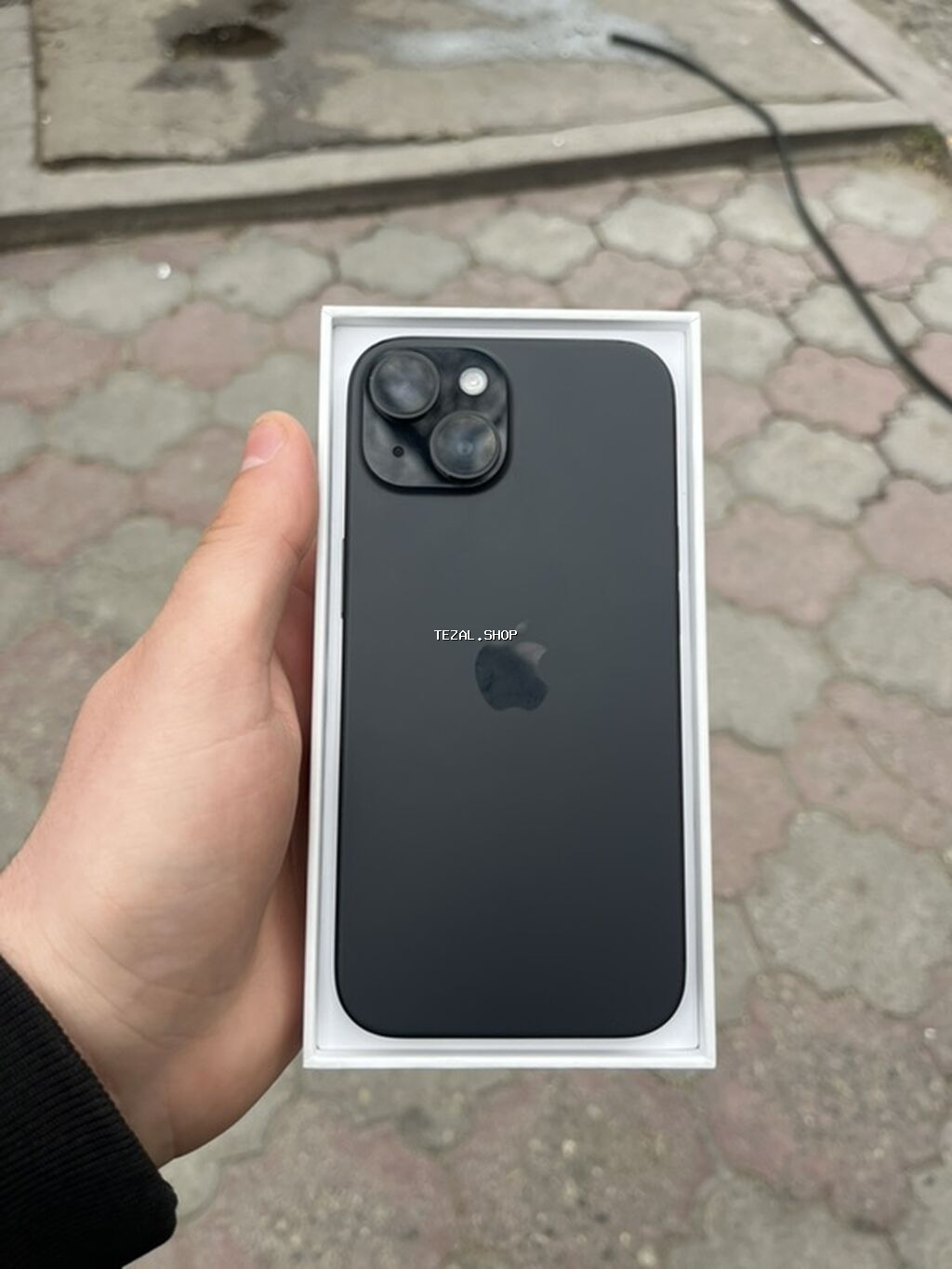 IPhone 15, 128 GB, Qara, Face ID - şəkil 2