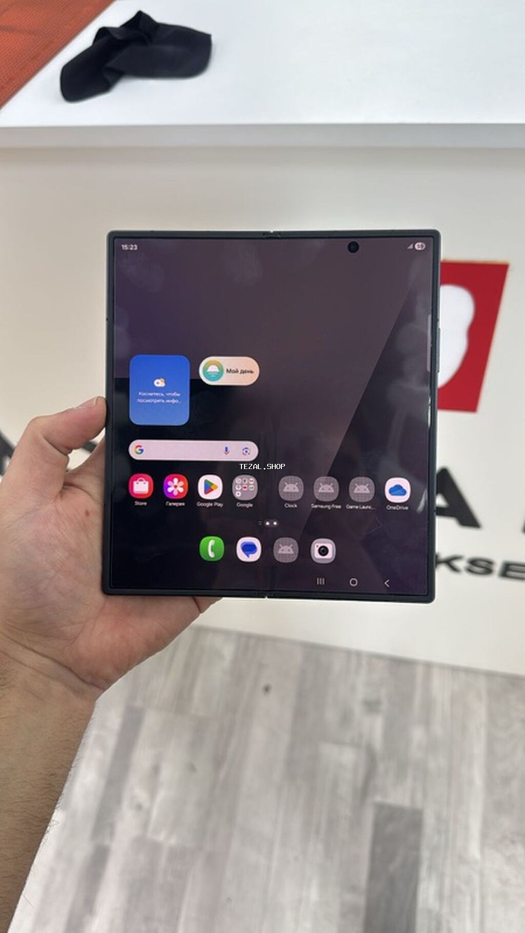 Samsung Galaxy Z Fold 7, 256 GB, rəng - Boz, Barmaq izi, Simsiz şarj, Sənədlərlə - şəkil 3