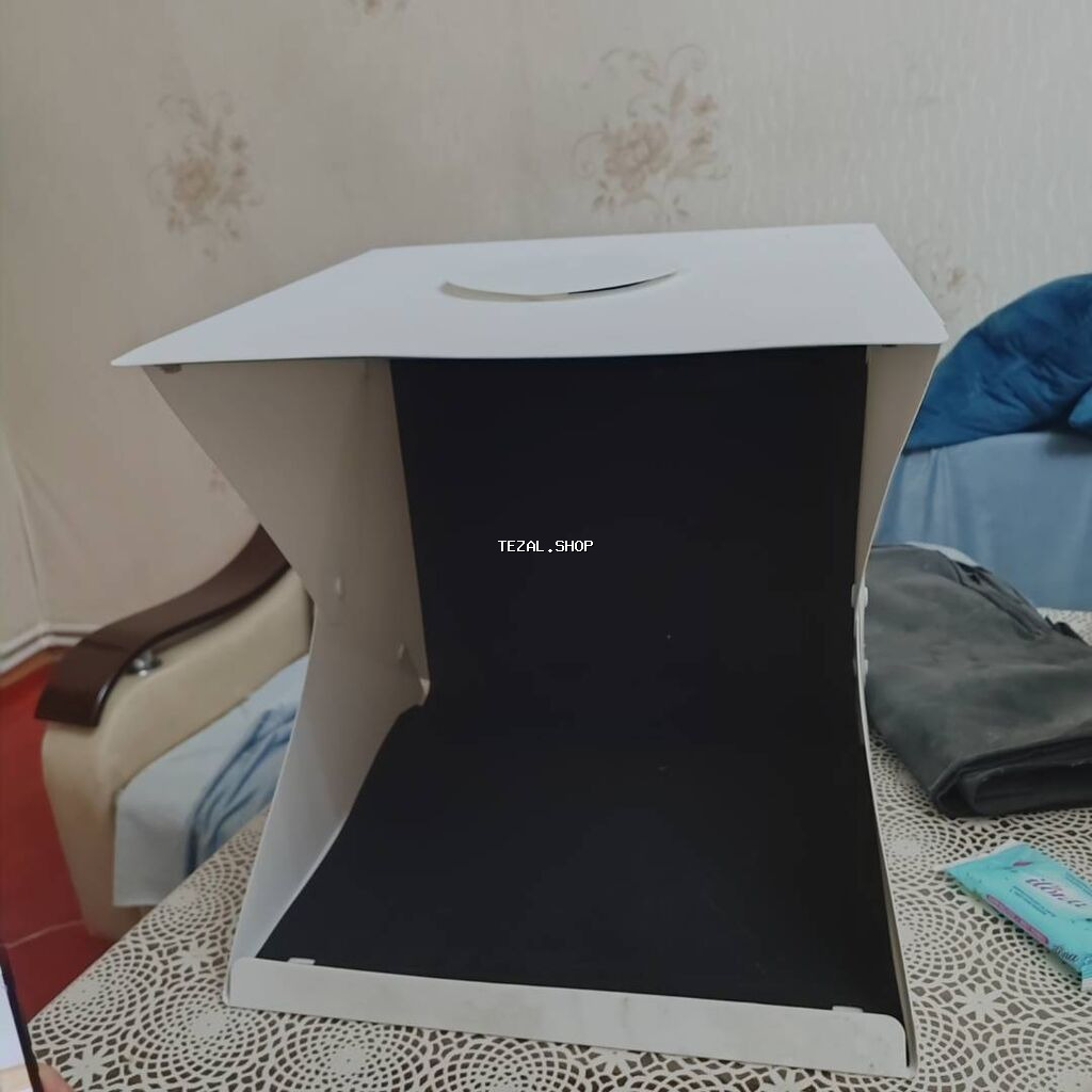 Portativ fotoqrafiya işıq qutusu (lightbox) - Kiçik məhsulların