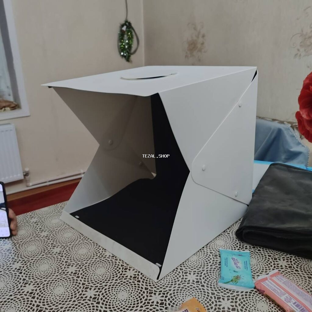 Portativ fotoqrafiya işıq qutusu (lightbox) - Kiçik məhsulların - şəkil 2
