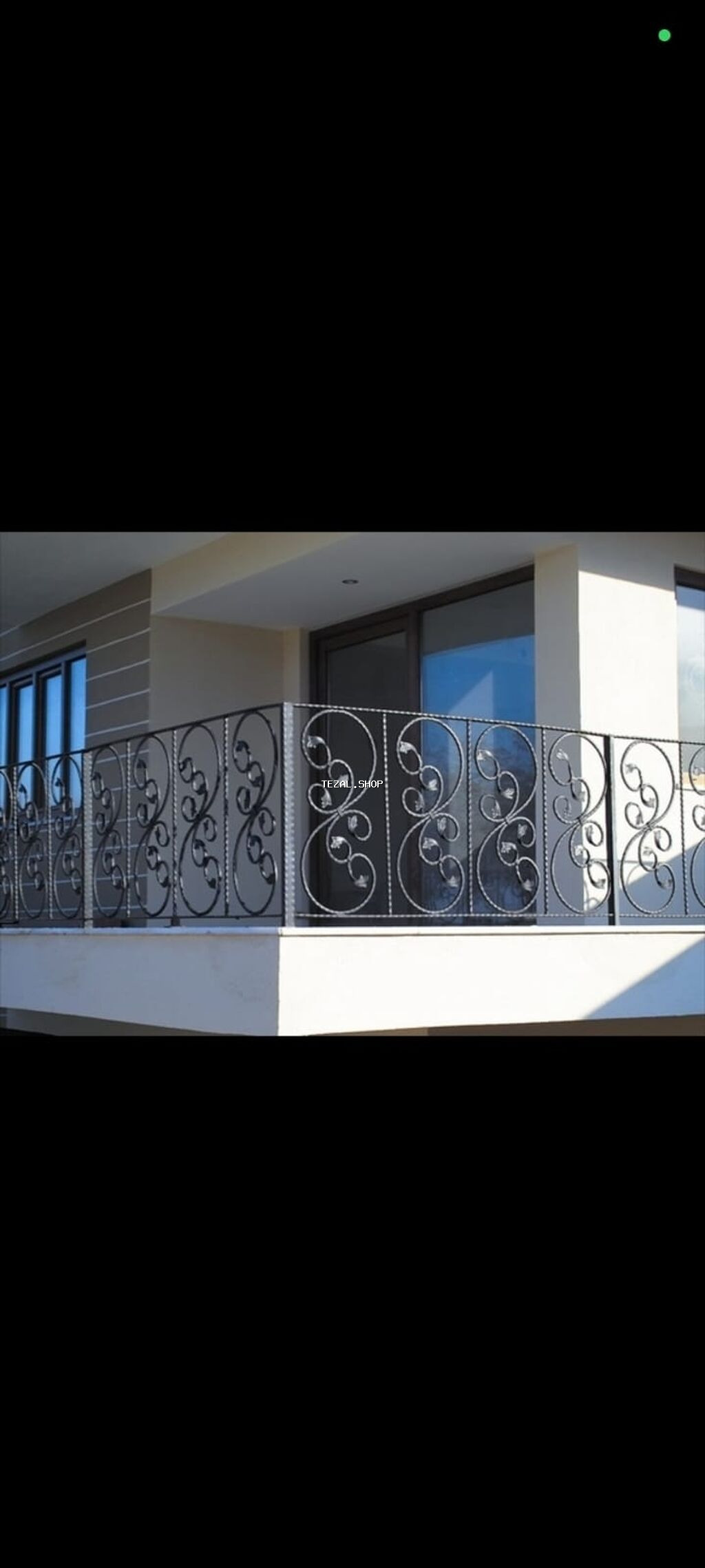 Balkon məhəccəri, Dəmir, Pulsuz çatdırılma - şəkil 3