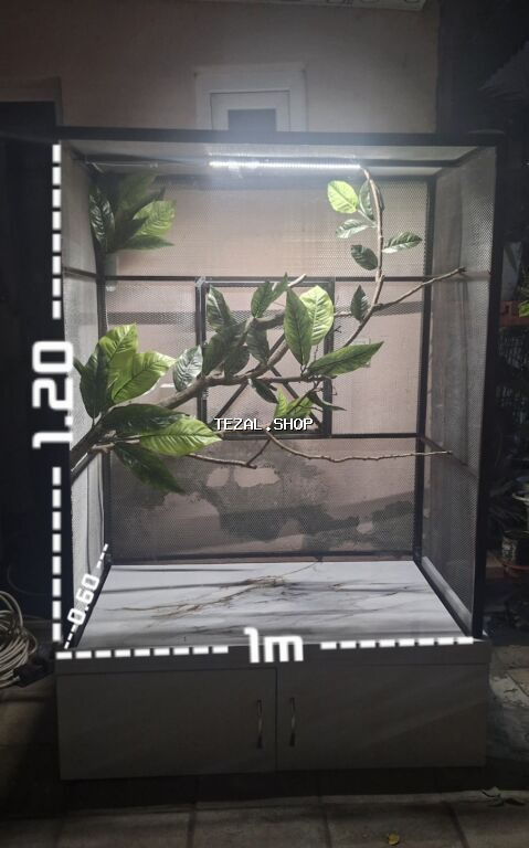 Teraryum qus qefesi. Eni 60sm - Uzunlug 1m - Hindurluk 1.20 m. altinda - şəkil 2