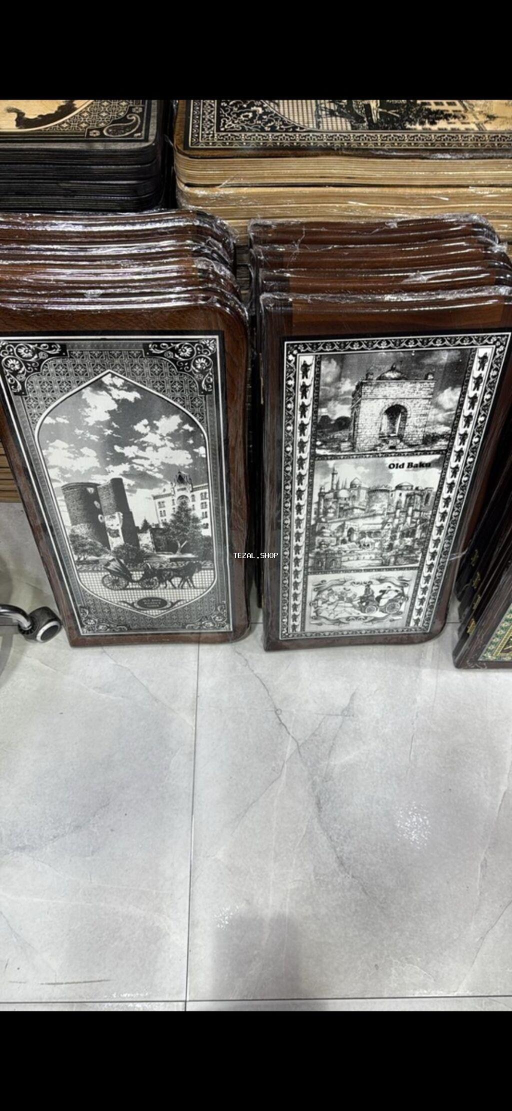 Oyuncu dəsti: taxta nərd/şahmat lövhəsi - Material: cilalanmış taxta - şəkil 4