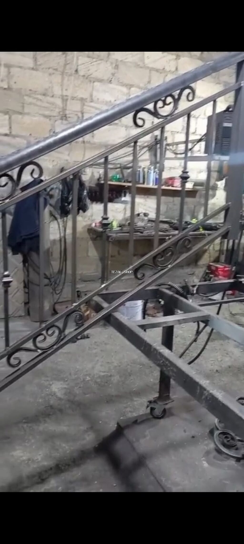 Düz masa, Stulsuz, Polkasız, Siyirməsiz, Azərbaycan, Metal - şəkil 3