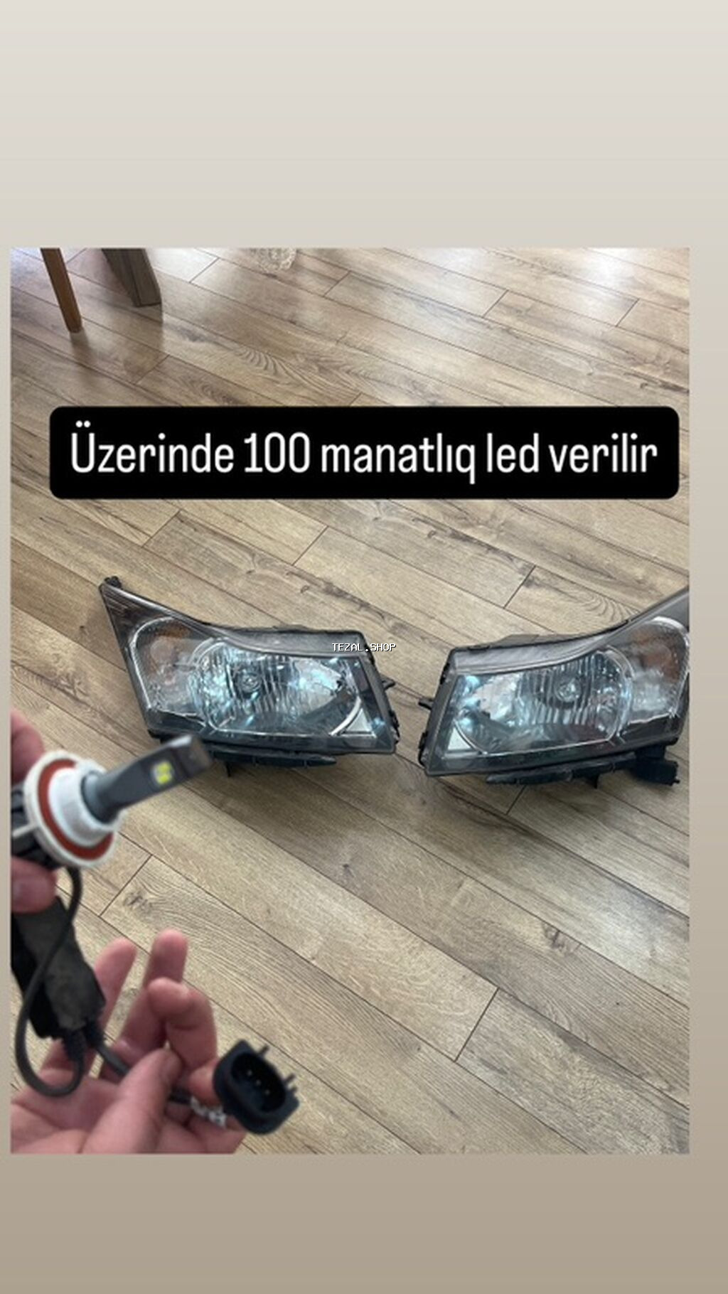 Komplekt, Yaxın və uzaq vuran işıqlar Chevrolet, 2015 il, Orijinal, ABŞ, İşlənmiş