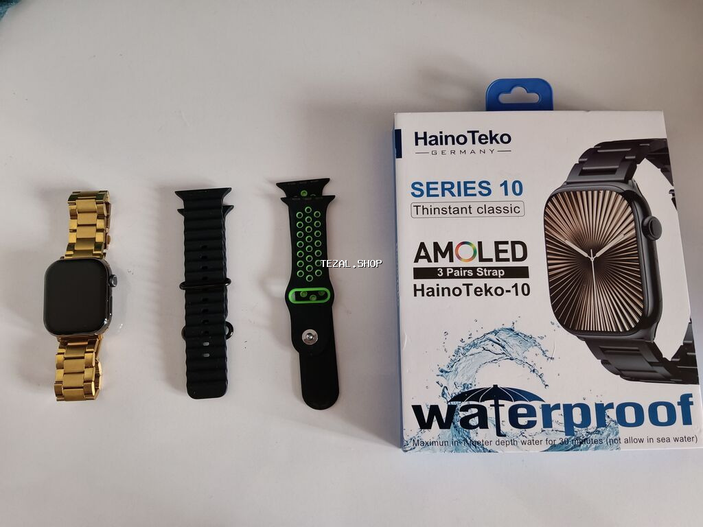 Smart saat, Suya davamlı, rəng - Qızılı