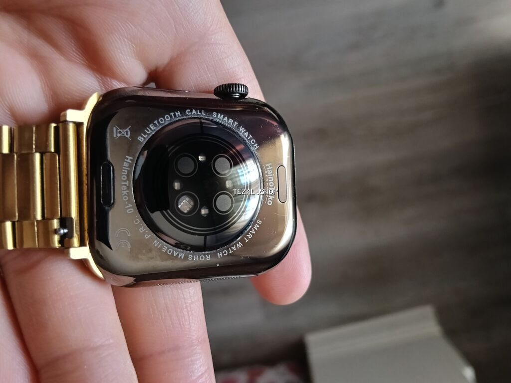 Smart saat, Suya davamlı, rəng - Qızılı - şəkil 3