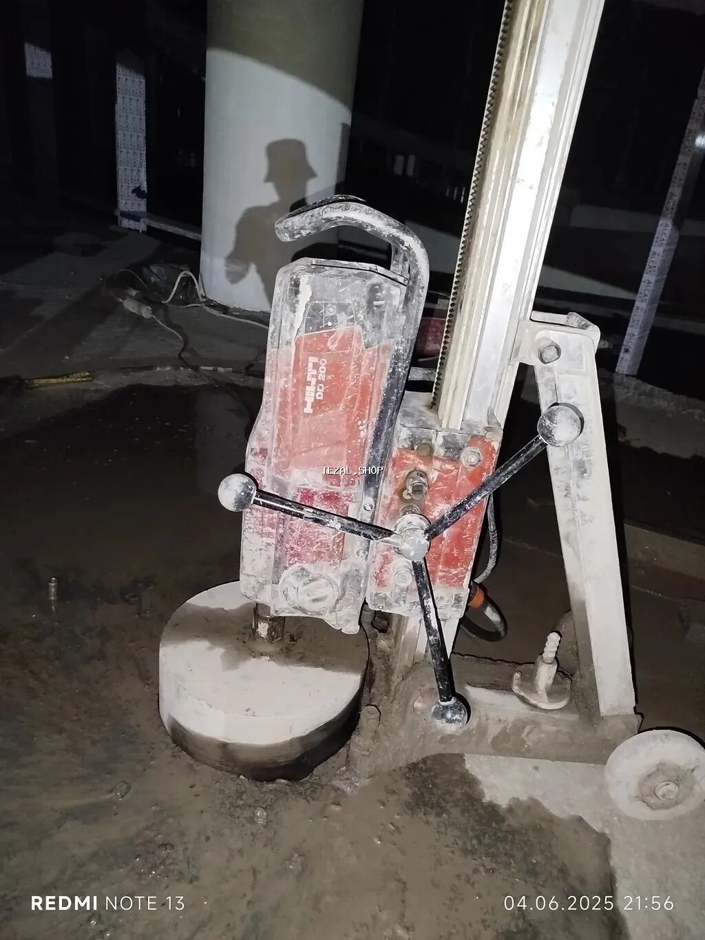 Beton kəsmə beton deşmə xidməti Karot - HILTI DD 200 / 350 ilə 25 ° - şəkil 4