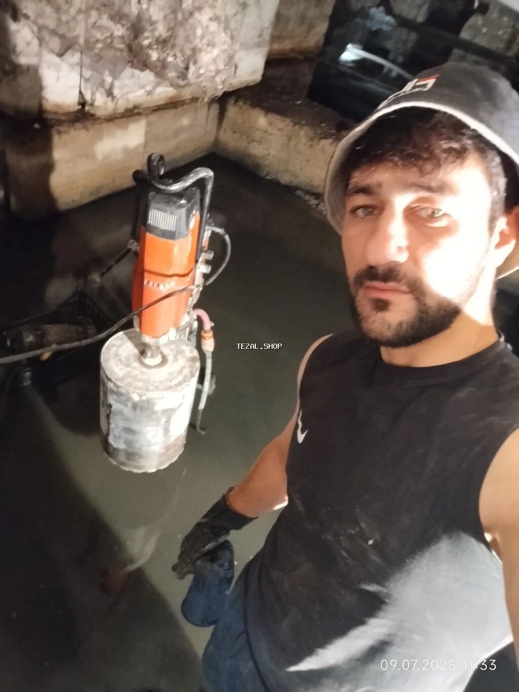 Beton kəsmə beton deşmə xidməti Karot - HILTI DD 200 / 350 ilə 25 ° - şəkil 5