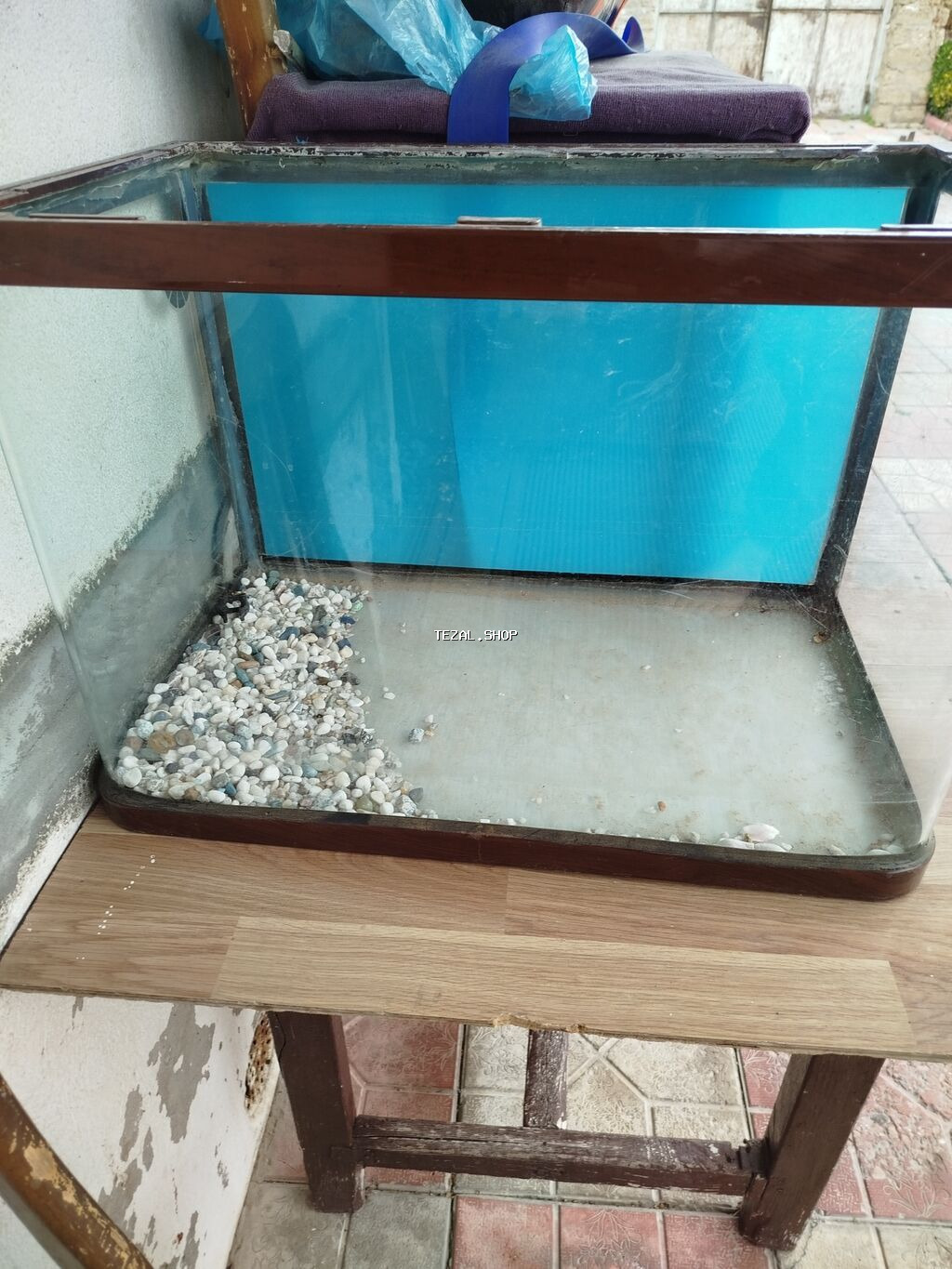 Dördbucaq akvarium, Boş, 60 l