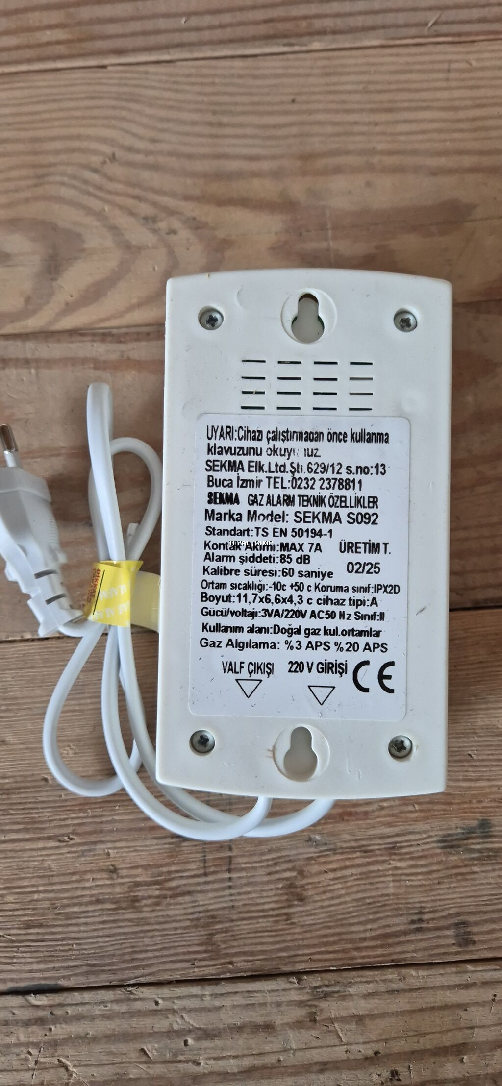 Qaz Detektor, Yeni - şəkil 3