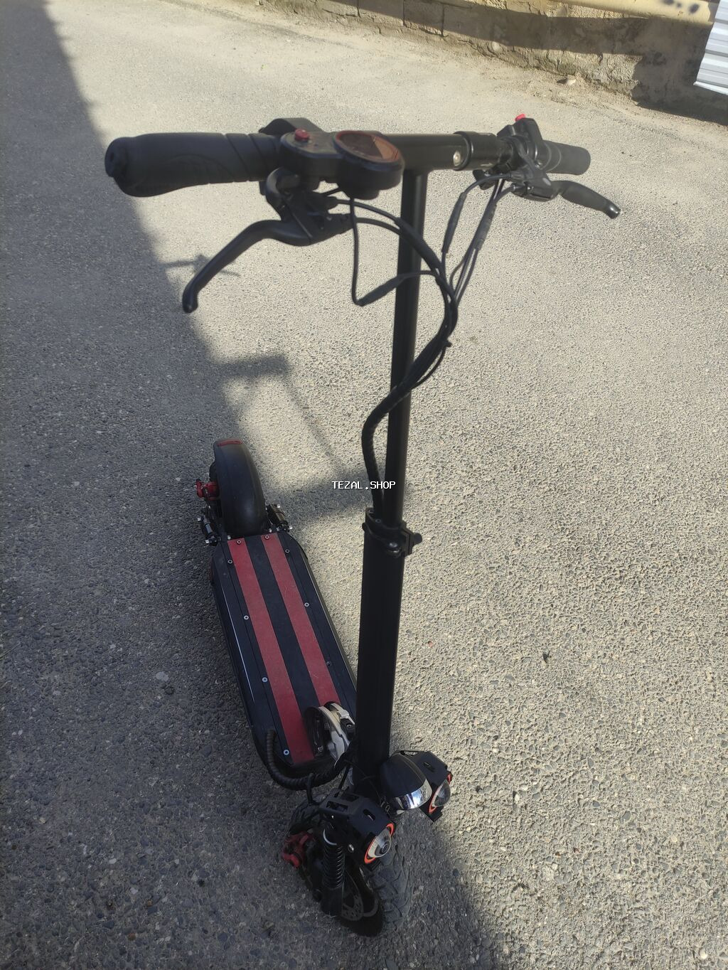 Elektrikli skuter – güclü, işıqlanmalı, amortizasiyalı şəhər/off-road - şəkil 2