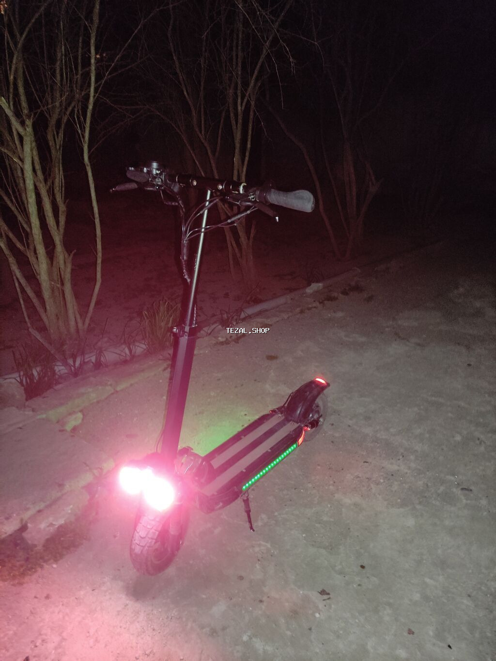 Elektrikli skuter – güclü, işıqlanmalı, amortizasiyalı şəhər/off-road - şəkil 3