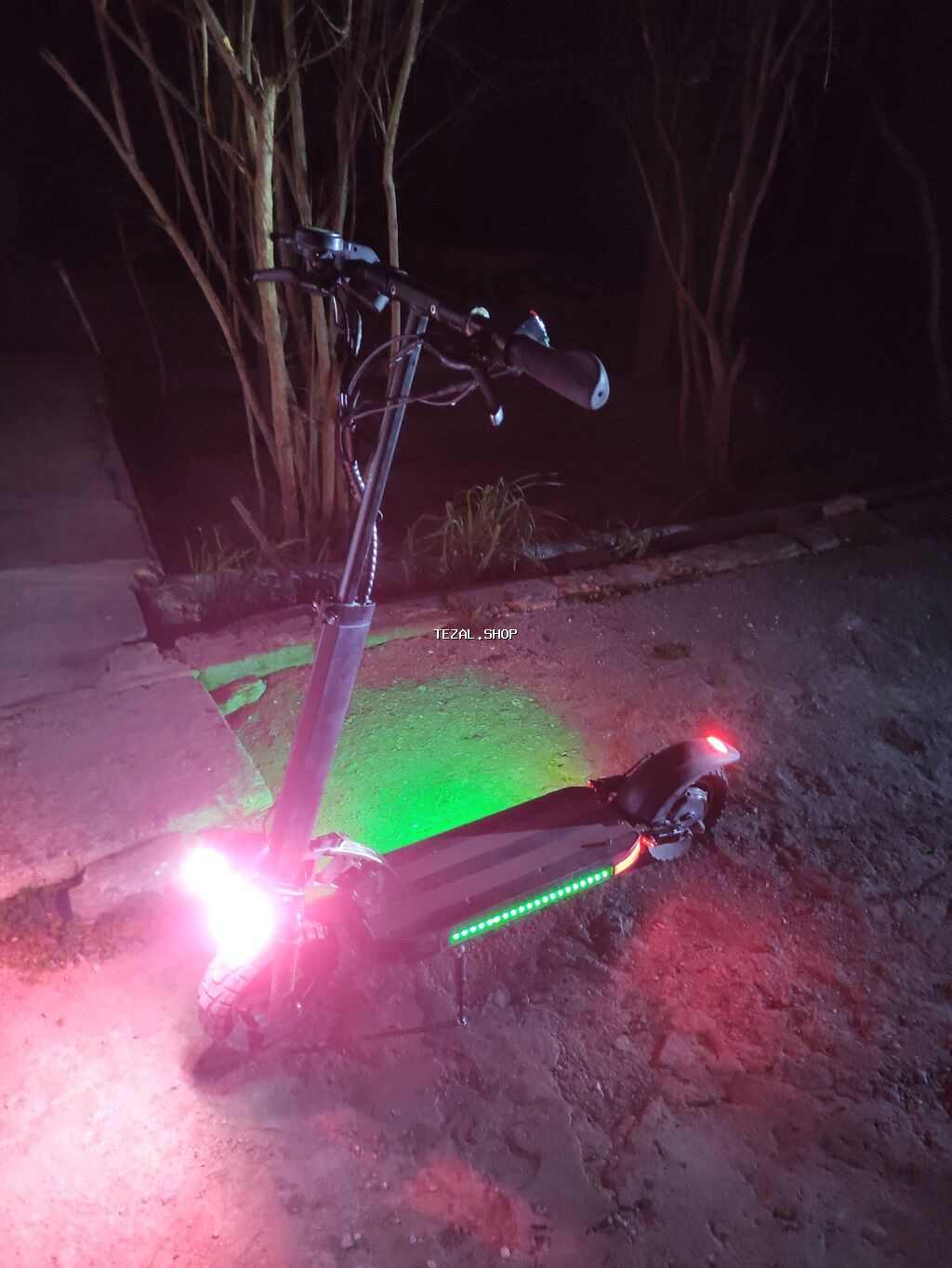 Elektrikli skuter – güclü, işıqlanmalı, amortizasiyalı şəhər/off-road - şəkil 4