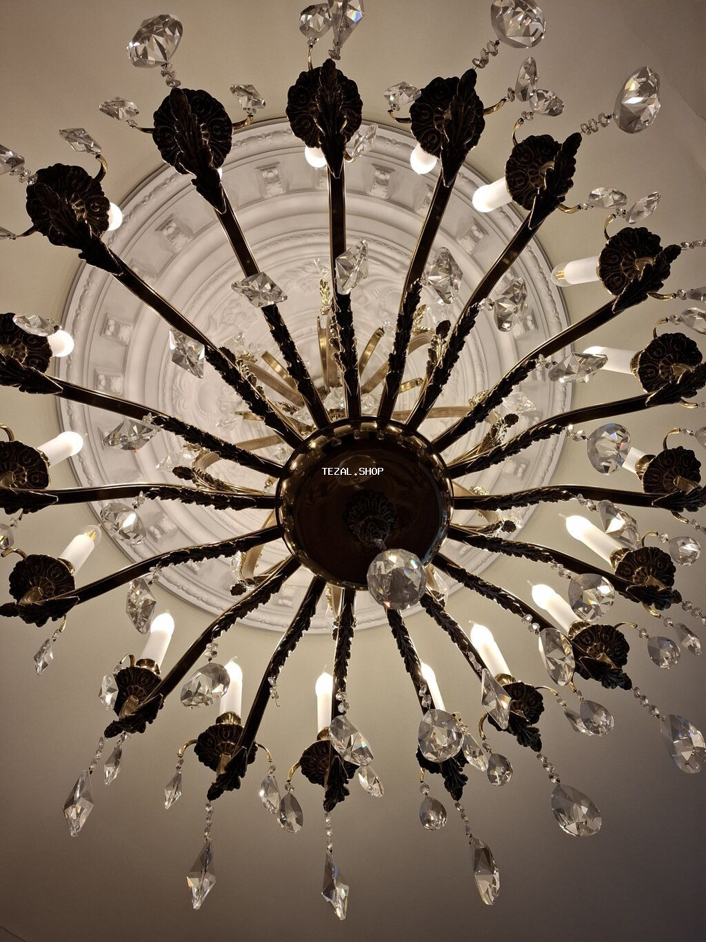 Çılçıraq, 10 və daha çox lampa, Metal - şəkil 2