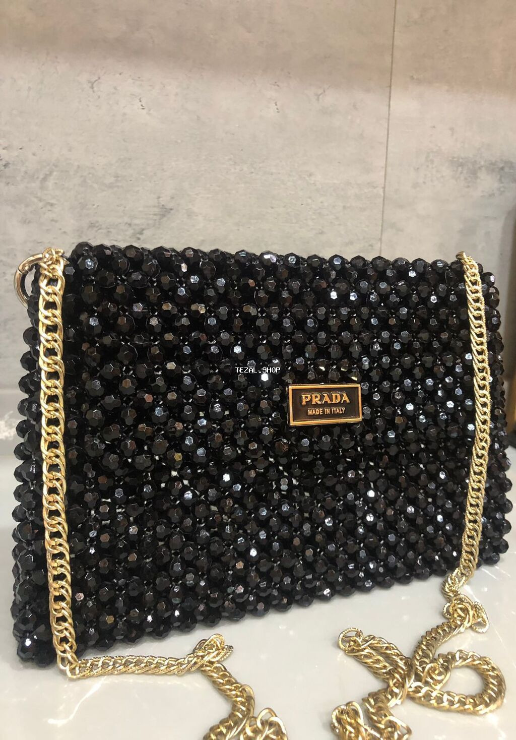 Prada gecə çantası – İtaliyada istehsal Təmiz əl işidir(əldə