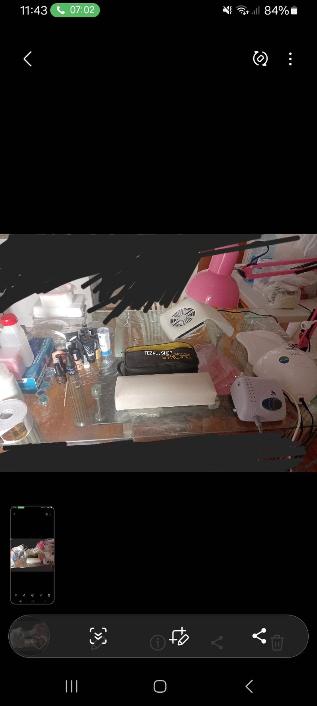 Dırnaq ustaları üçün tam peşəkar manikür/set avadanlıq və material - şəkil 2