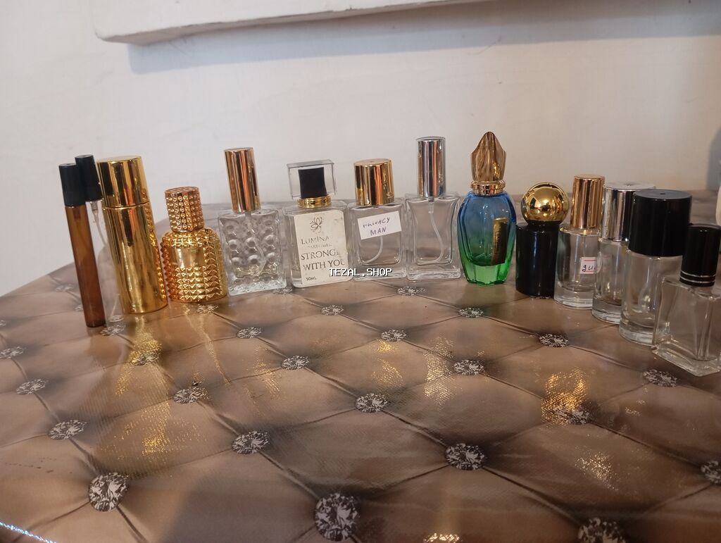 Ətir flakonlari 14 ədəd hər ölçüdə var evde artıq yer tutduğu üçün