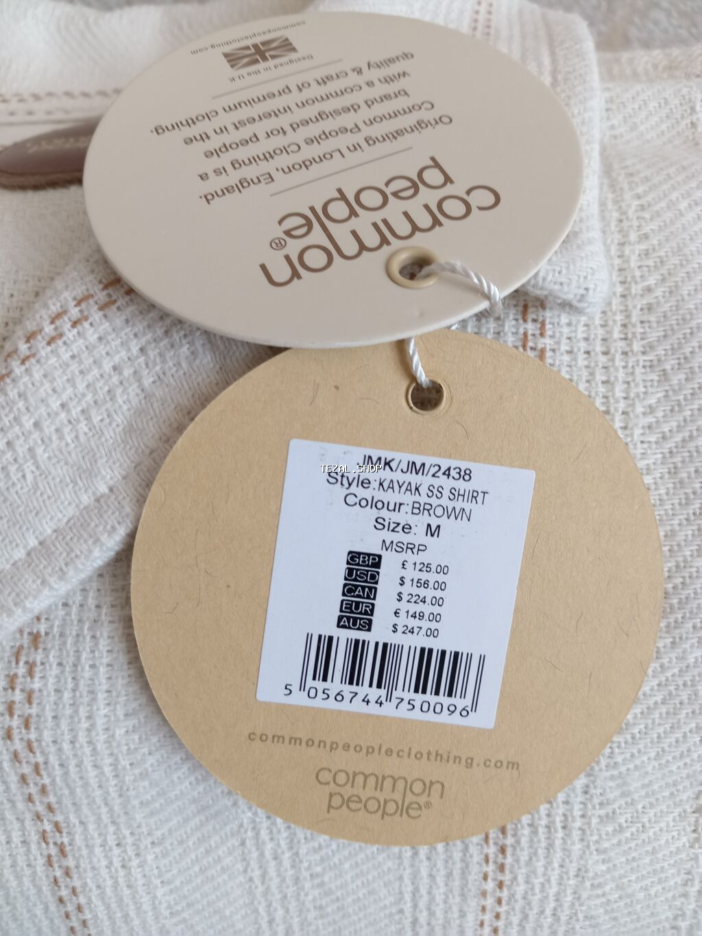 Köynək, M, rəng - Qəhvəyi - şəkil 2