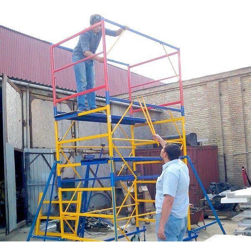 Təkərli Dəmir lesa iskələ icarəsi. !!! Təkərli daşınabilən 7 metrəlik