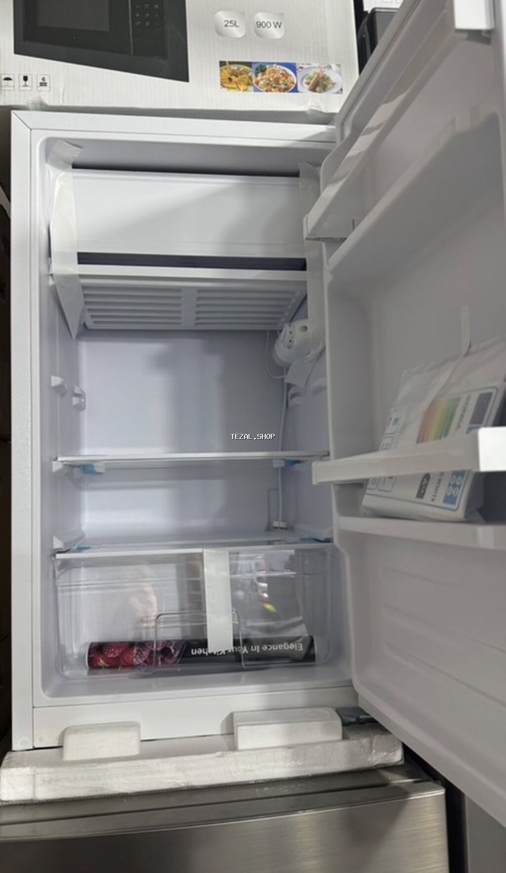 Yeni 1 qapılı Soyuducu Satılır, rəng - Ağ, Dolab içi - şəkil 2