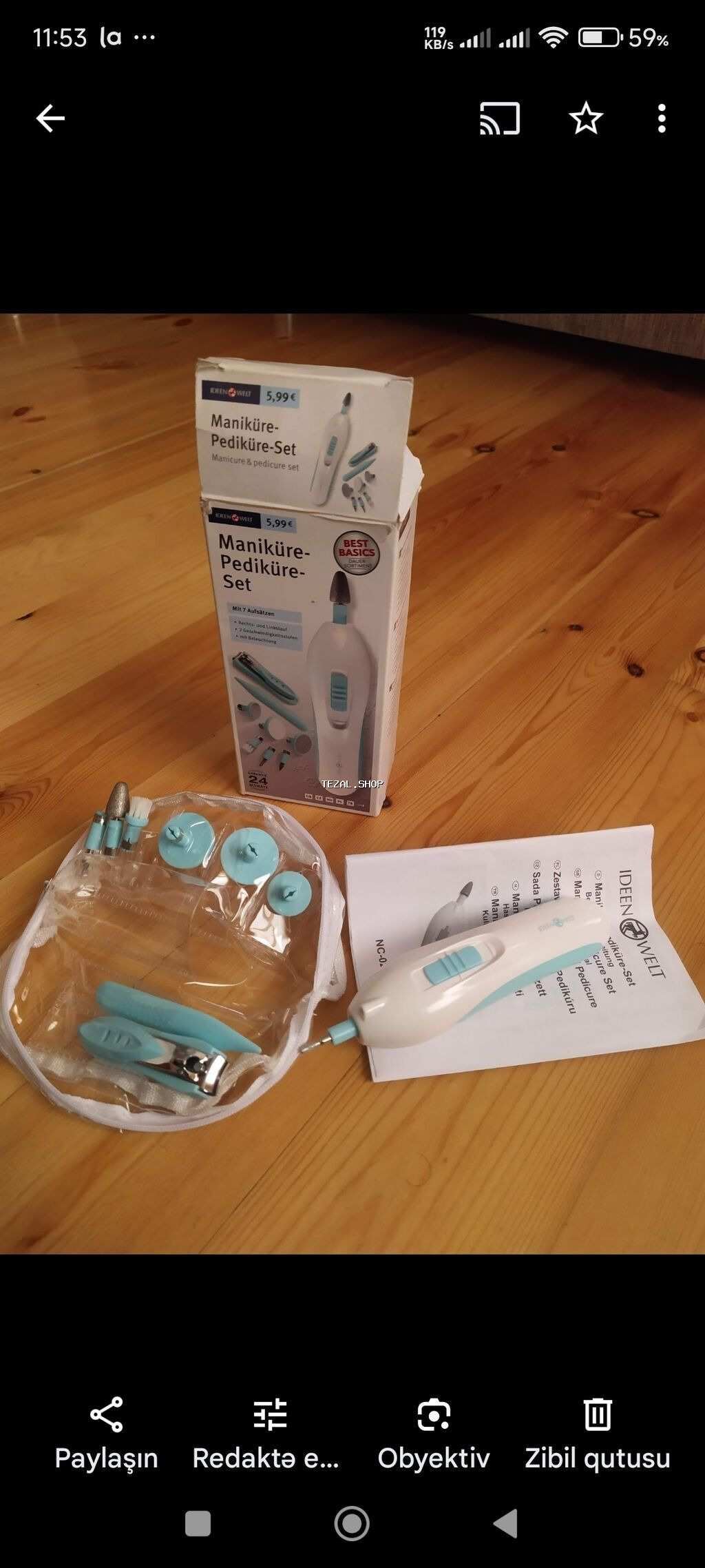 Manikur. pedikur. aparati. Germaniyanindi. Primark - şəkil 2