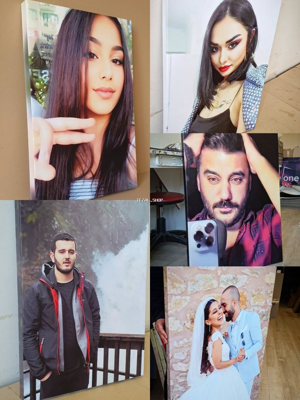 Xüsusi foto kanvas çap xidməti - Seçdiyiniz fotolardan yüksək