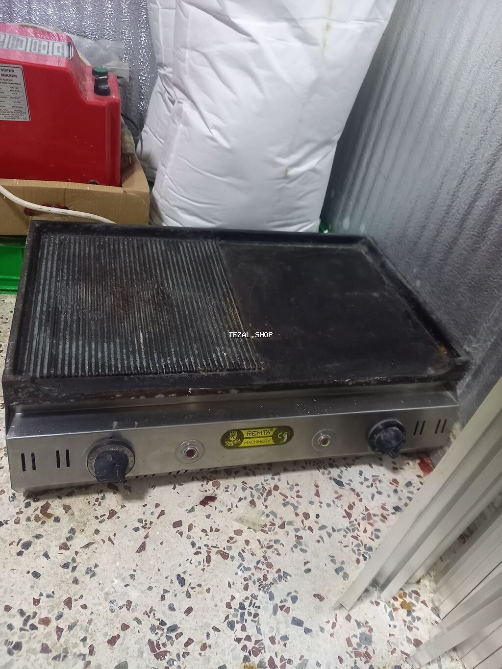 İki zonalı elektrikli ızgara-plita - Brend: Remta Machinery (etiket