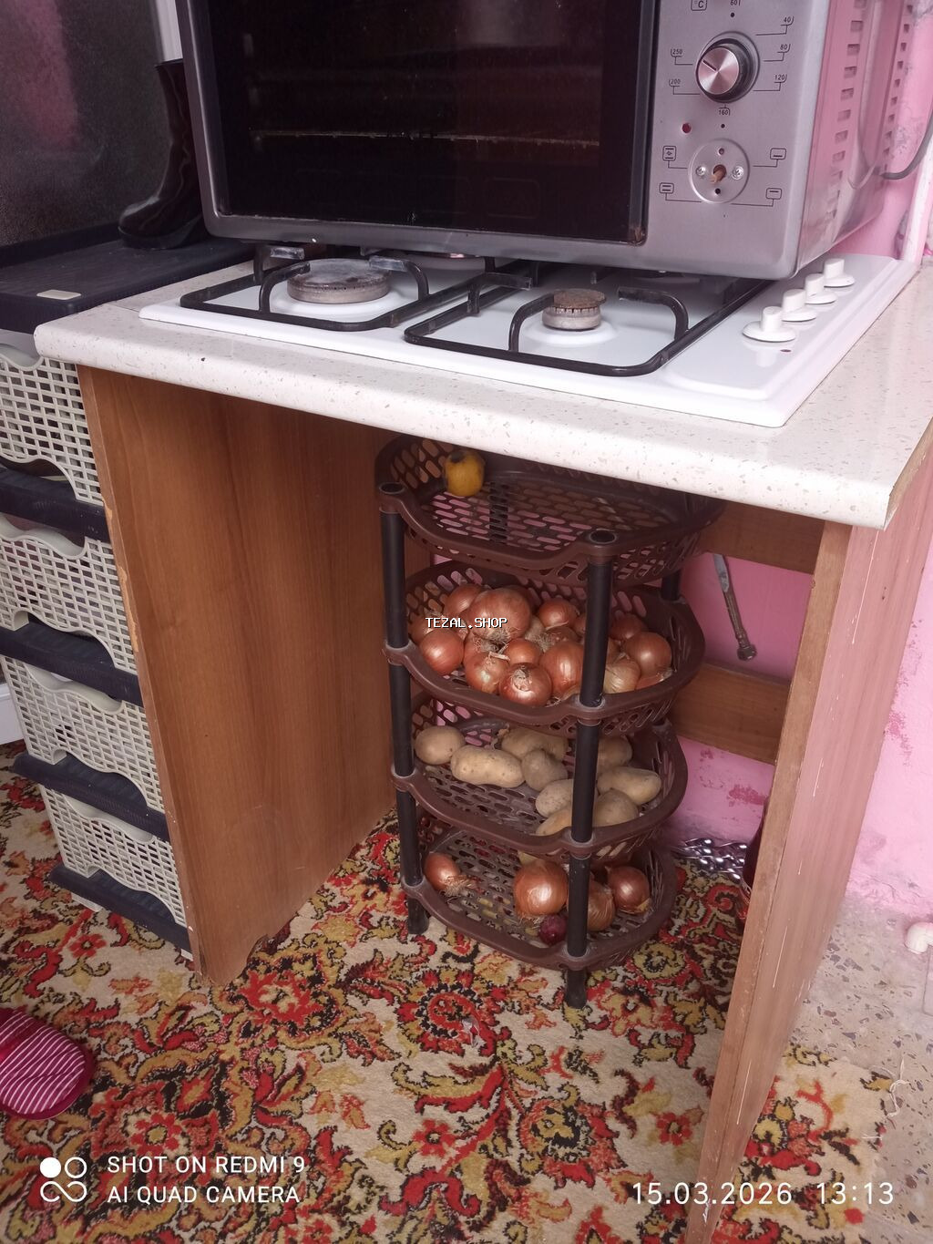 Mebel üsdü qaz sobası