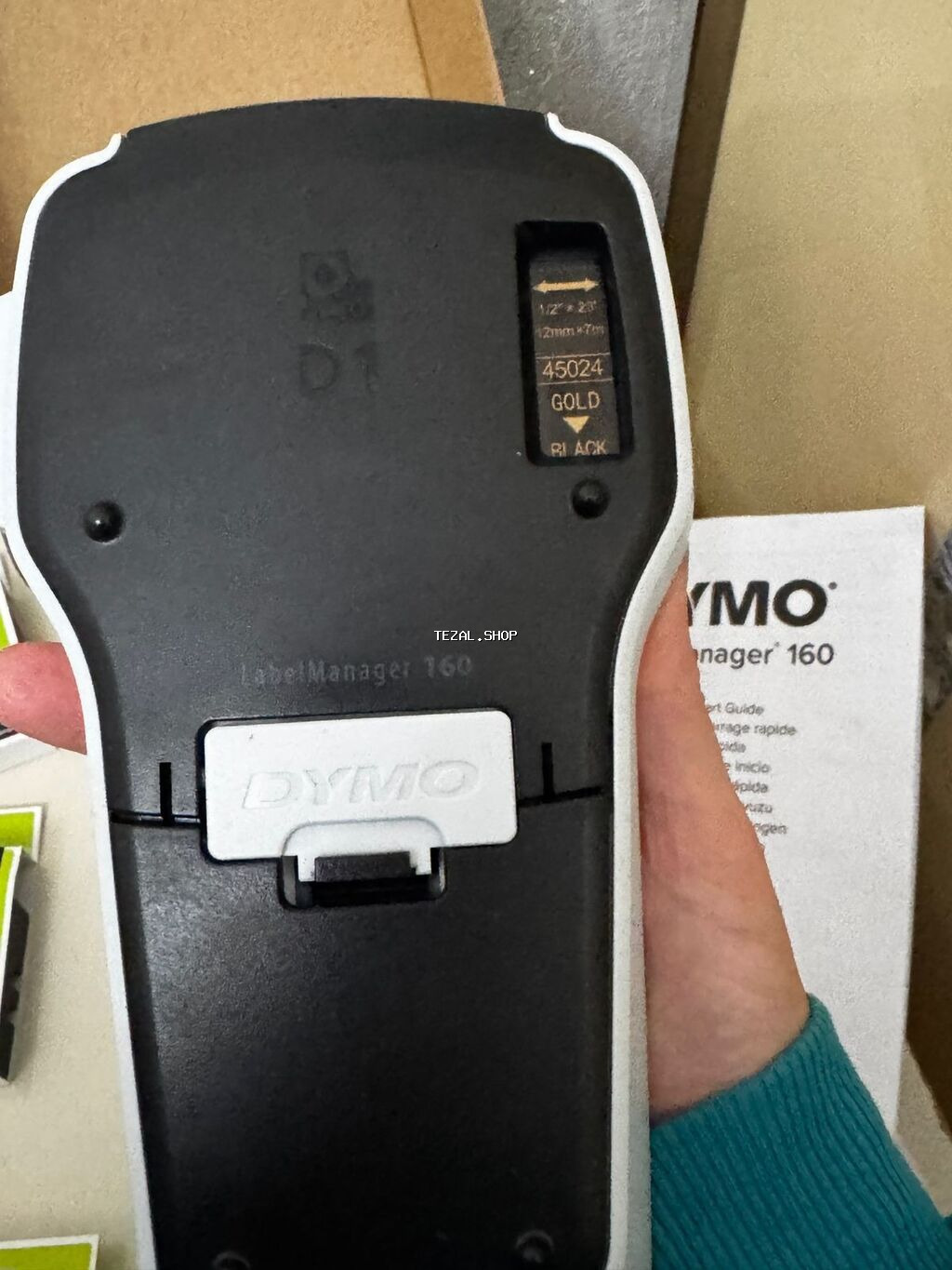 DYMO LabelManager 160 – portativ etiket yazıcısı, üzərində 2 ədəd - şəkil 3