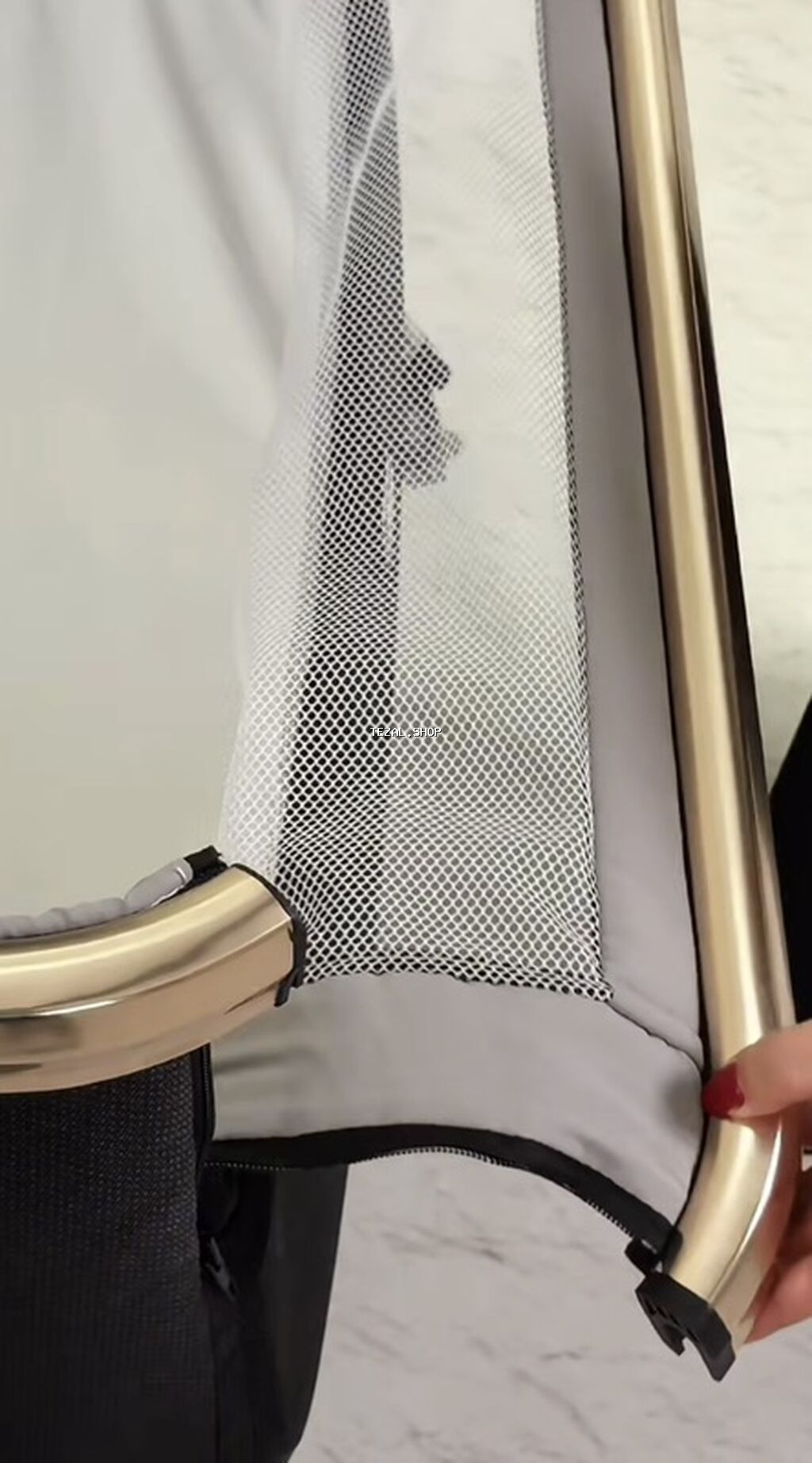 Oğlan və qız üçün, Dördbucaq, Beşik, Dəstsiz, Matras ilə, Yellənmə mexanizm ilə - şəkil 4