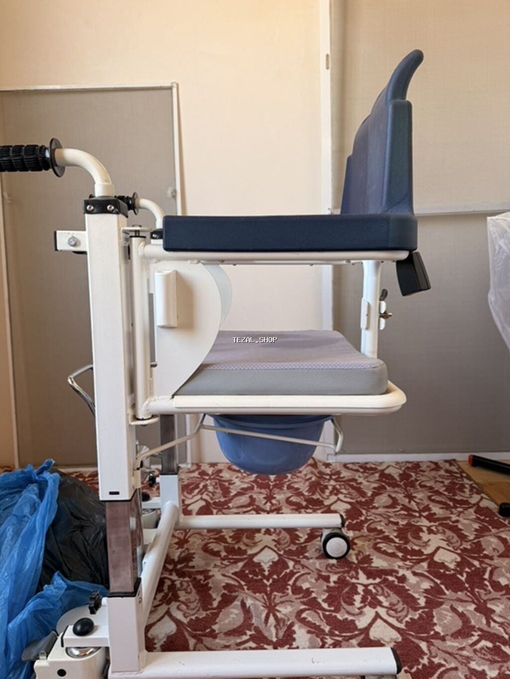 Tualet funksiyalı hərəkət etdirilə bilən sanitar kreslo (komod kreslo) - şəkil 4