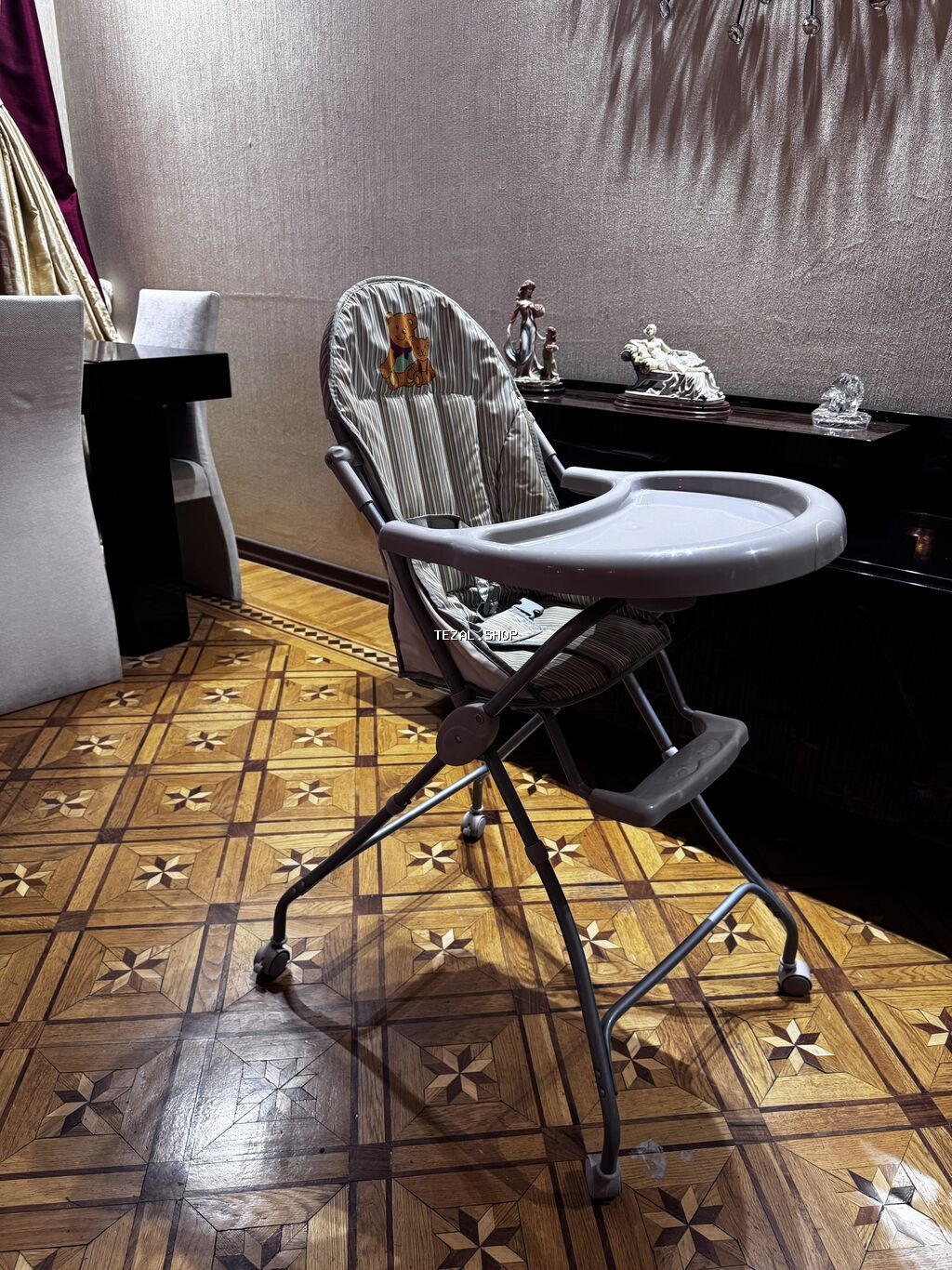 Yemek masasi.ikinci ev ucun alinmisdi.Cemi1-2 defe usaq - şəkil 3