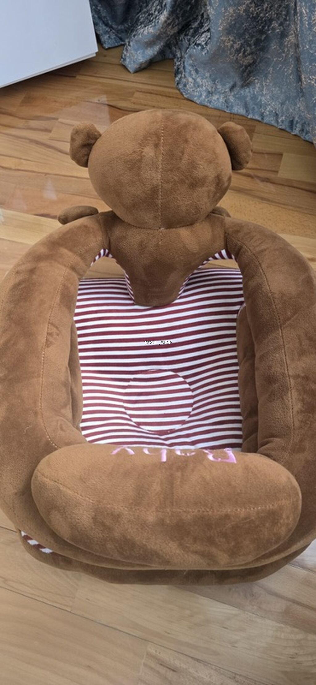 Uşaq üçün yumşaq oturacaq-kreslo – meymun fiqurlu Teze kimidi az