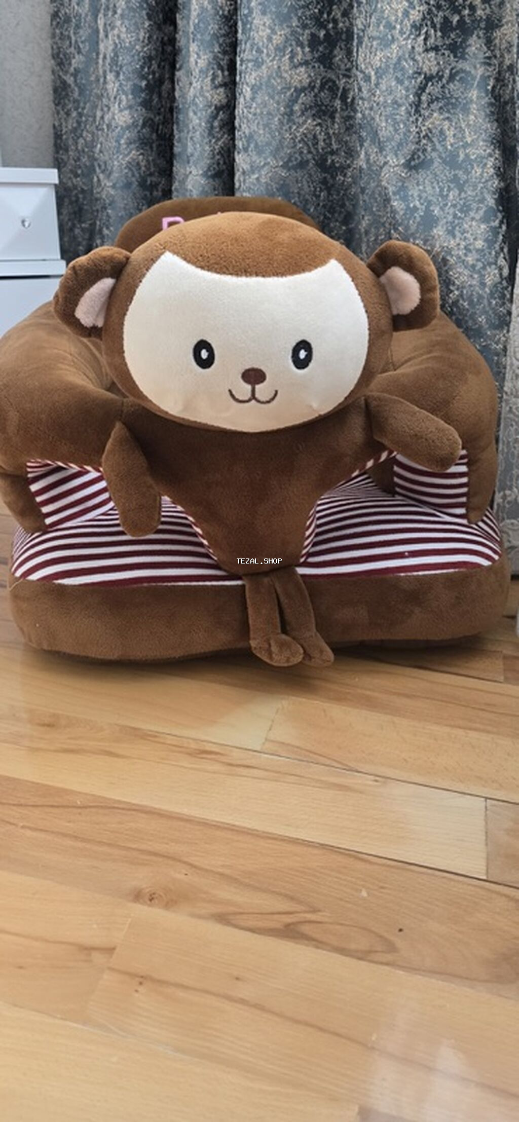 Uşaq üçün yumşaq oturacaq-kreslo – meymun fiqurlu Teze kimidi az - şəkil 2