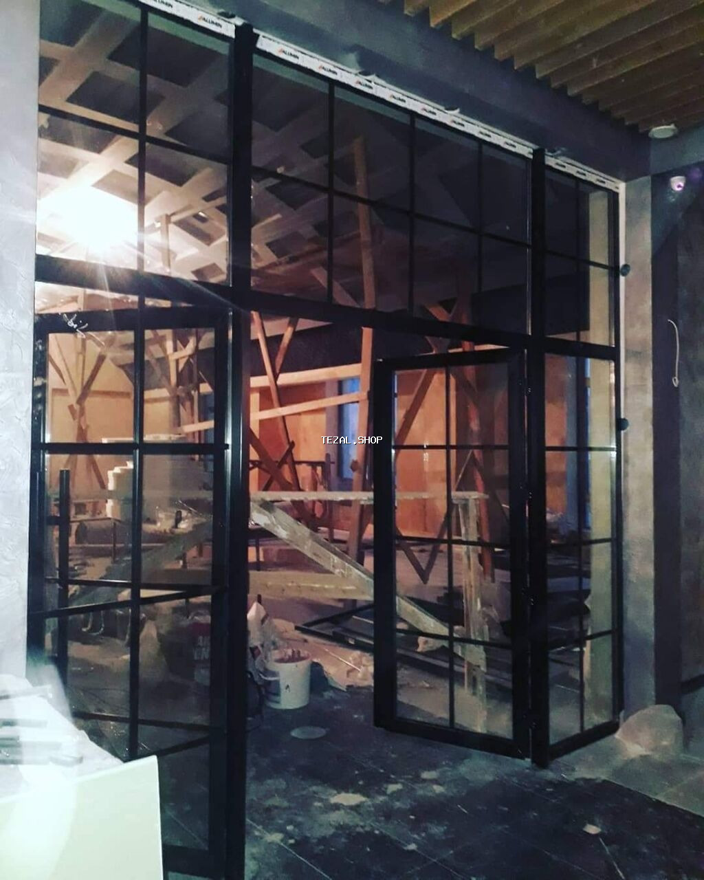 Qapı pəncərə,cambalkon,şüşə vitrajlar,ara kəsmələr,duş kabinlər - şəkil 2