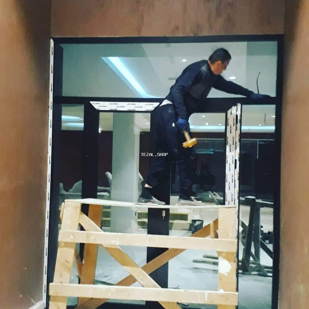 Qapı pəncərə,cambalkon,şüşə vitrajlar,ara kəsmələr,duş kabinlər - şəkil 4