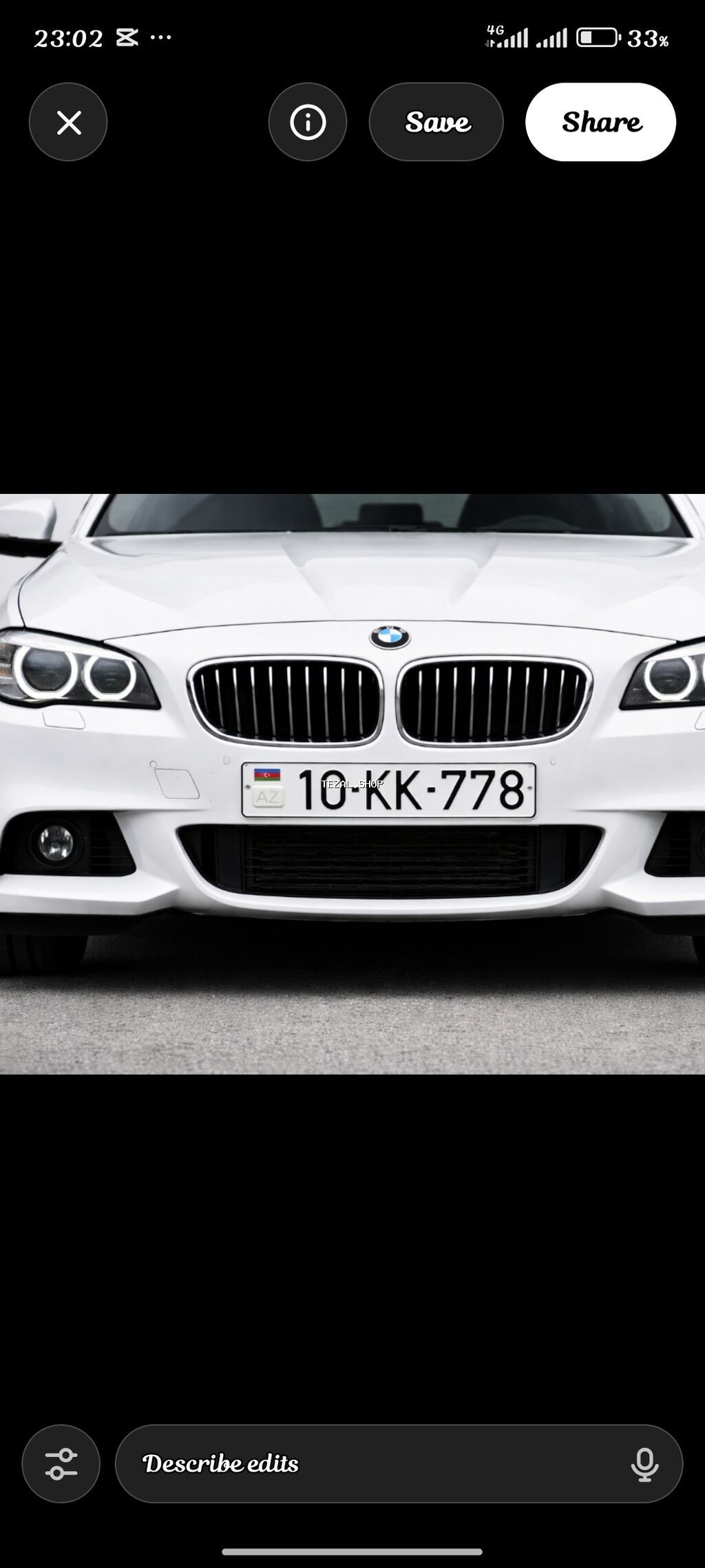 Boş adamlar narahat etməsin Aformut işləri alıcıya aitdir nömrəni