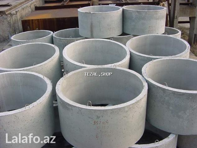 Beton panellər, beton piltələr, beton bardyorlar, kanalizasiya