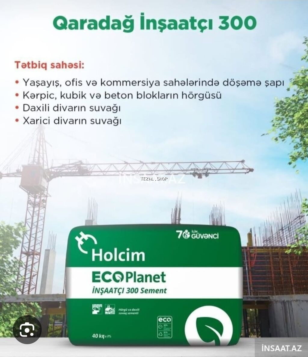 HOLCIM SEMENT VE KAFEL YAPISDIRICILARI. Holcim sement 300,400,500