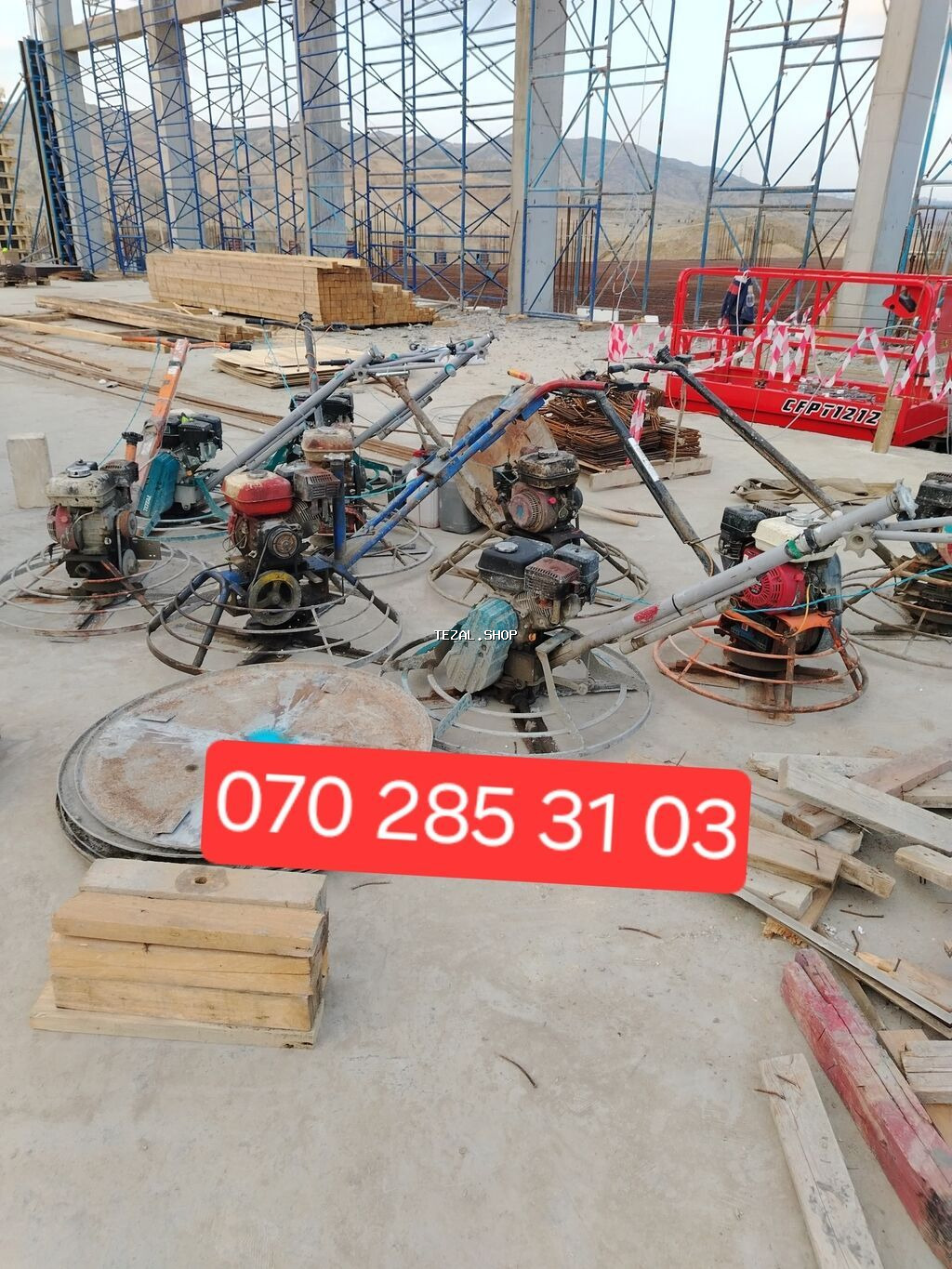 Beton tokub, slifovka edirik. sekildeki nomreyle elaqe saxlayin