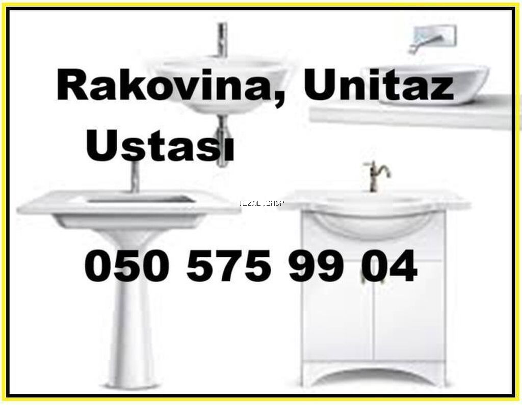 Rakovina Unitaz Ustası. Quraşdırma, Unvanda Təmir. Santexnik Usta