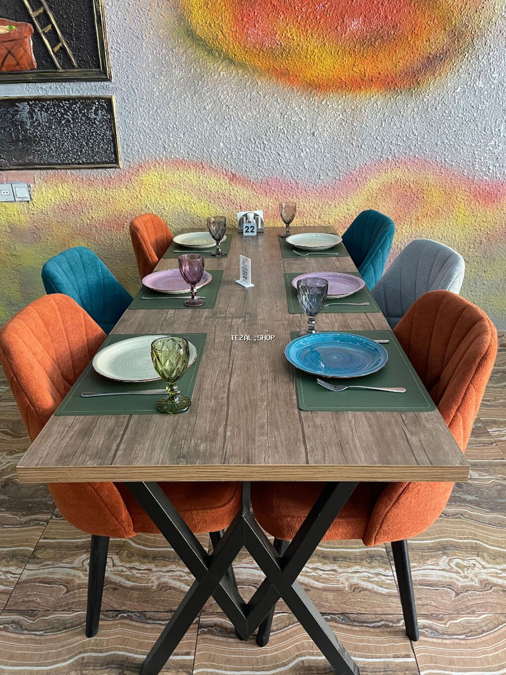 İdeal veziyetde 3 ayın işlənmişi restoran avadanlığı satılır tək stol