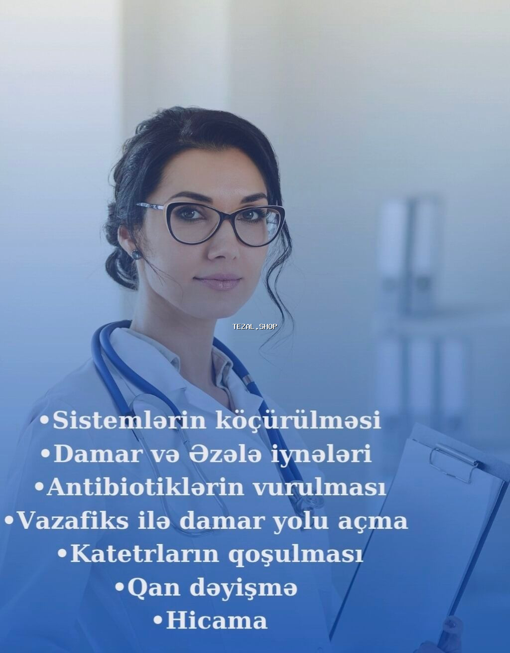 ### **🏠 Evdə Peşəkar Tibbi Xidmət (Böyüklər və Uşaqlar üçün)**