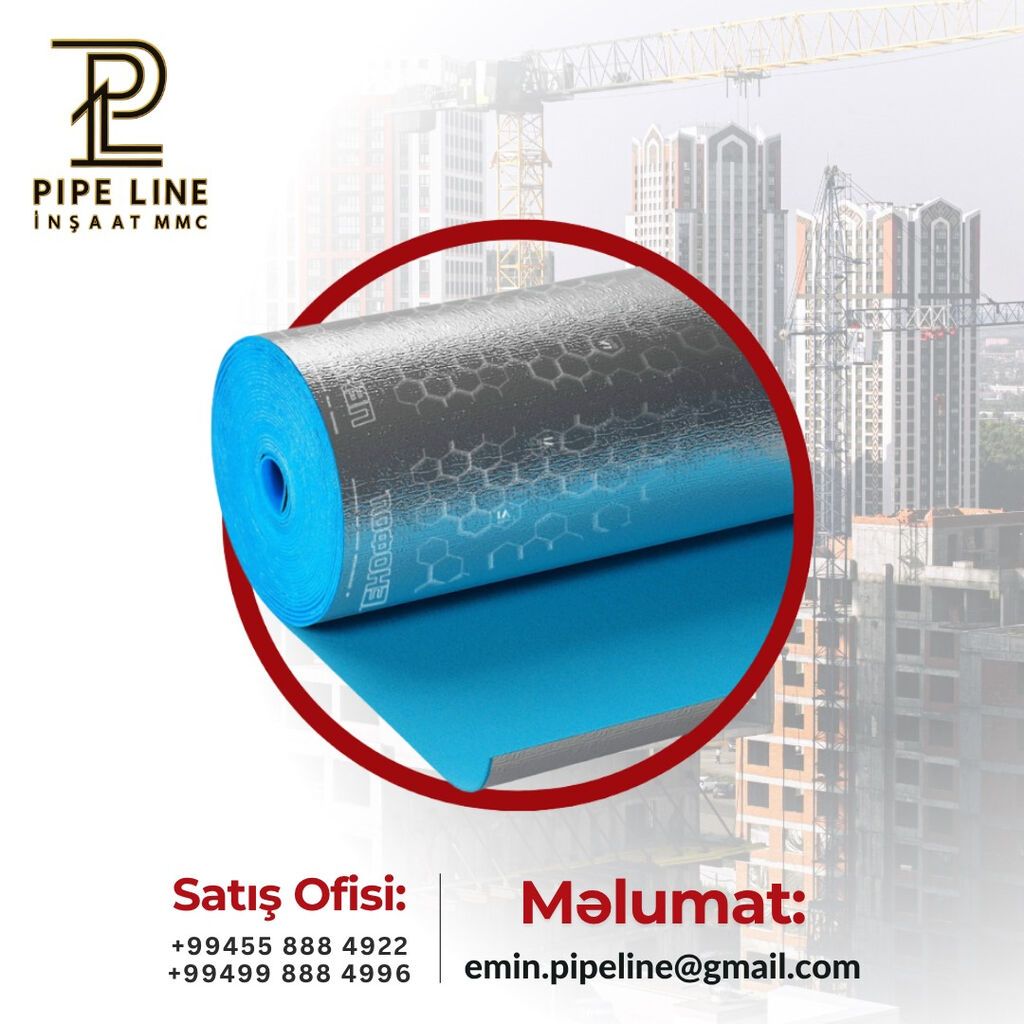 İzolyasiya skoçu EcoFlex B tipi – ikitərəfli folqa EcoFlex tip A –