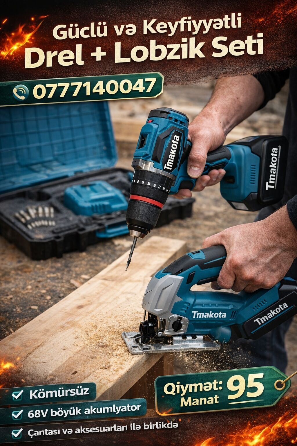 Yeni Drel dəsti, ədəd: 2, Zərbəli drel