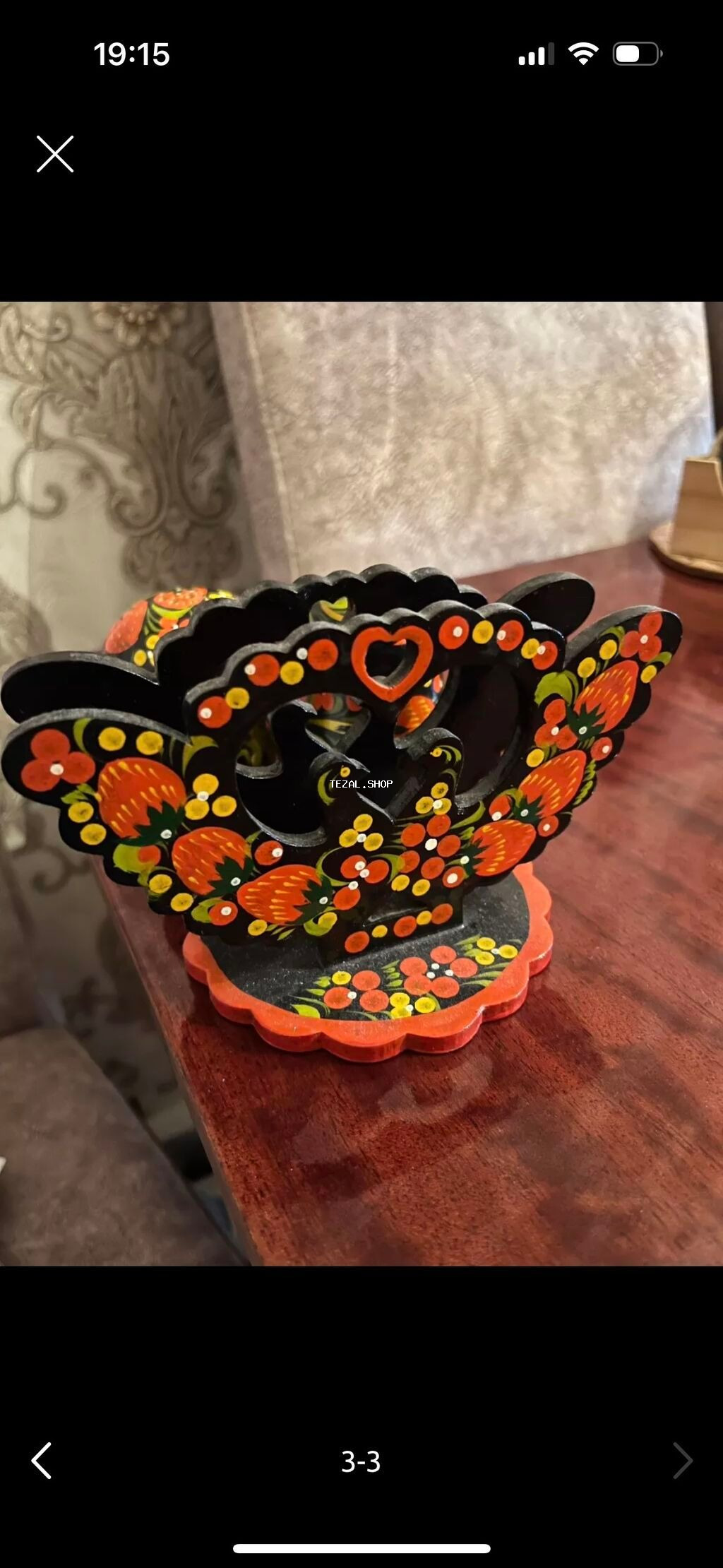 Yenidir. El ishi. Rusiyanin. Salfet qabi duz istiot qabi 60man Balaca - şəkil 2