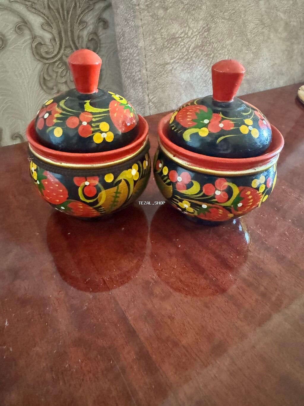 Yenidir. El ishi. Rusiyanin. Salfet qabi duz istiot qabi 60man Balaca - şəkil 4