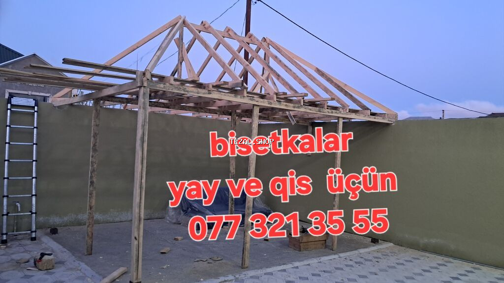 Xidmət: Dəmir reşotka (pəncərə barmaqlığı) və mövsümi bisetka (yay–qış