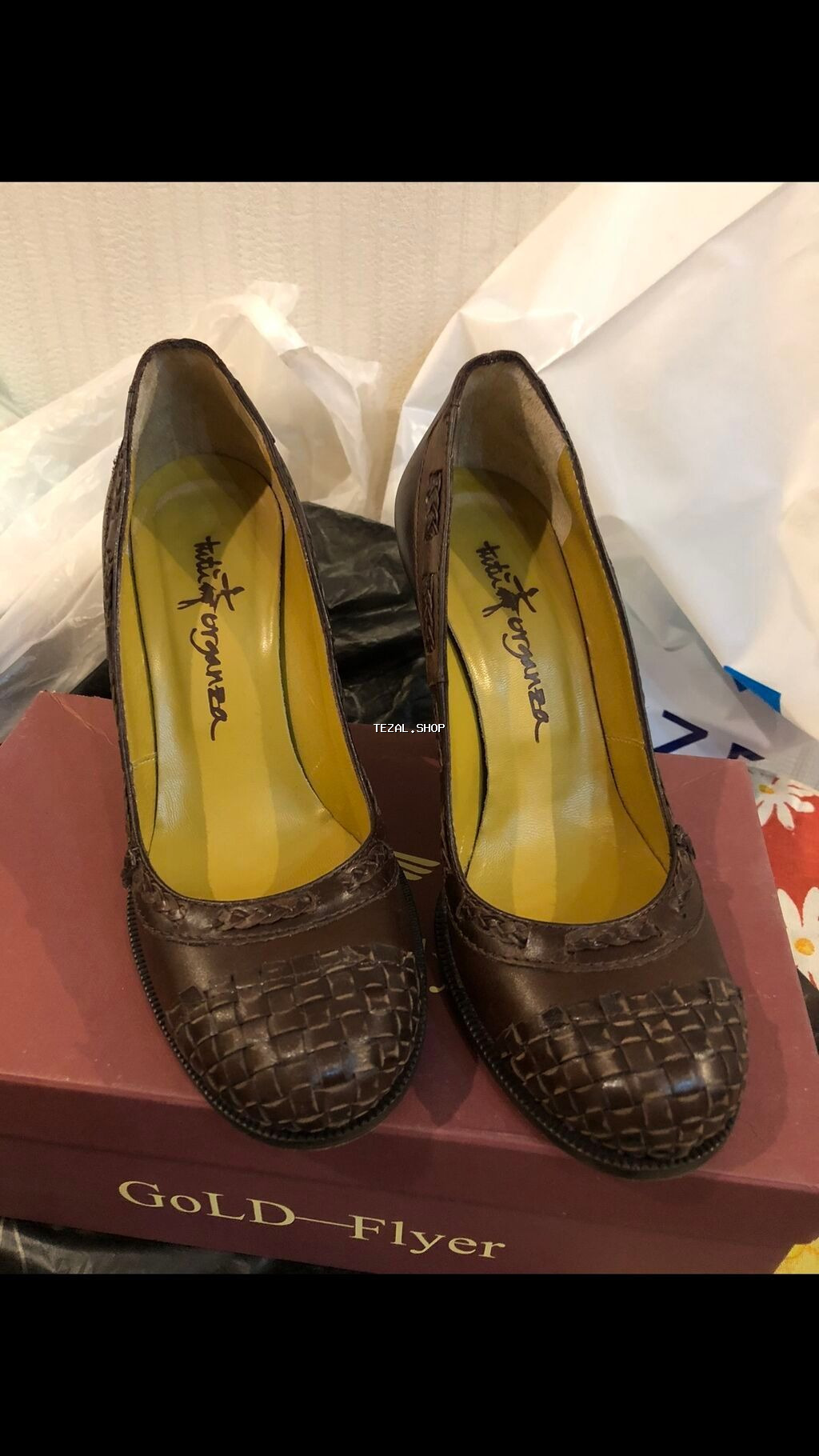 Tuflilər, Ölçü: 36, rəng - Qəhvəyi, Yeni